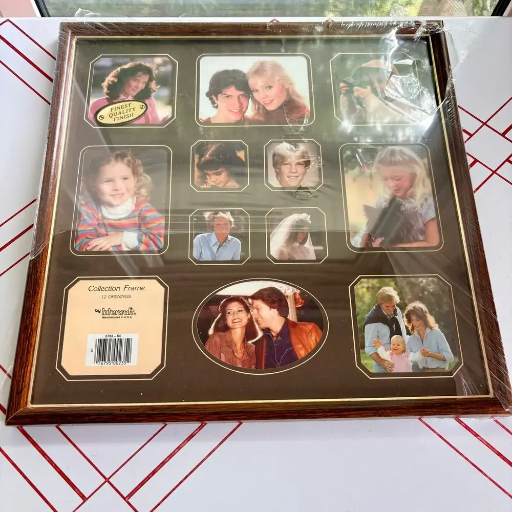 Vintage Intercraft 12 Opening Collage Picture Frame